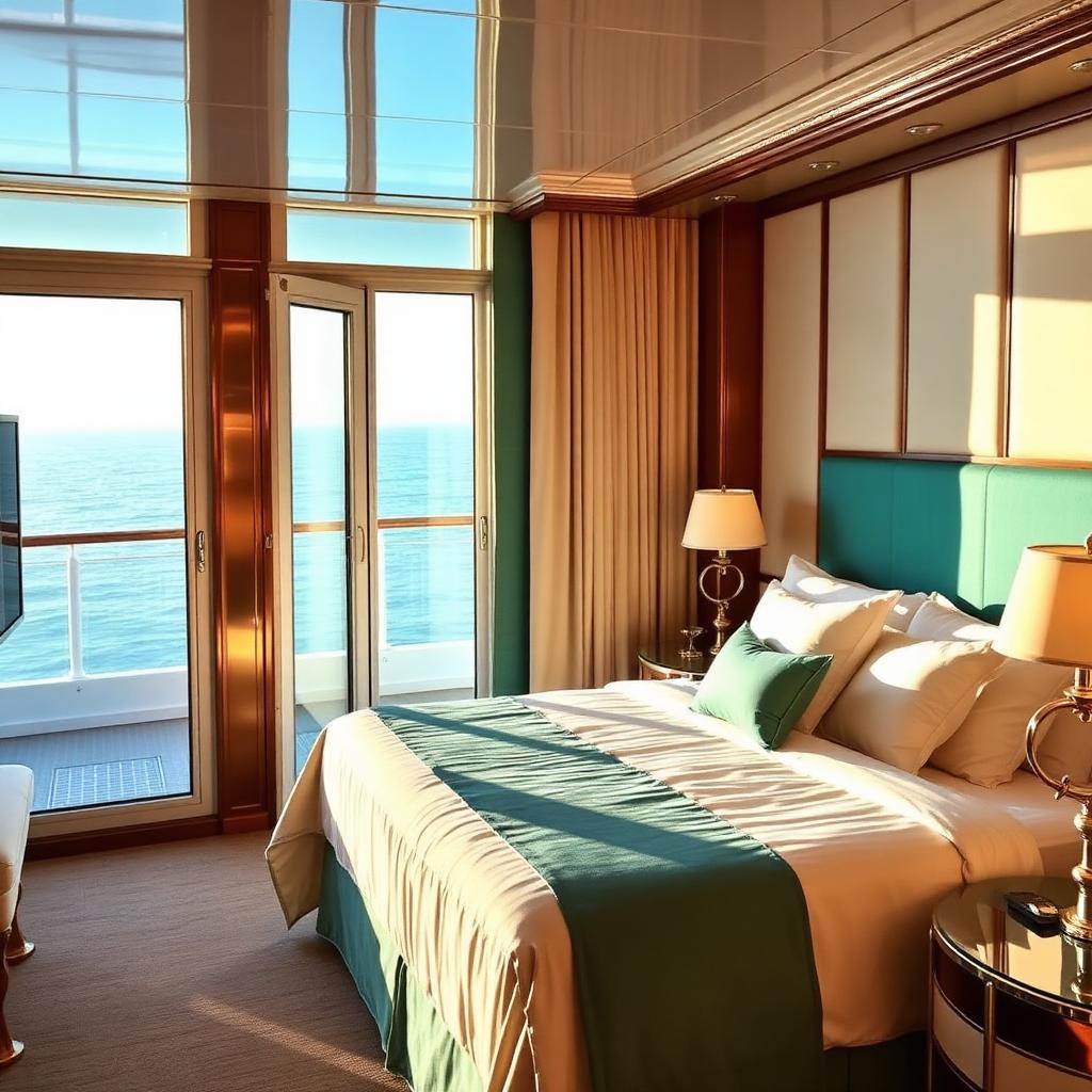 Ocean view balcony stateroom interior